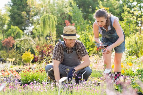 Gardeners North End carrying out safe outdoor maintenance